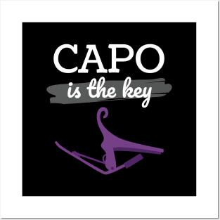 Capo is the Key Purple Capo Dark Theme Posters and Art